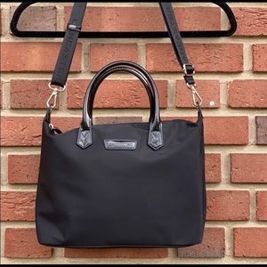 Lancaster Paris nylon crossbody bag.